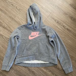 Nike girls high low hoodie